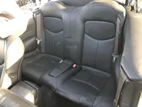 215.in1u14 Infiniti 2014 Q60 Rear Back Seat Bench G Black Leather Convertible 962940