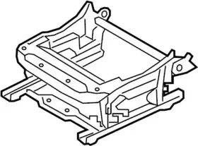 87152-5nb5c Infiniti Genuine Frame-front Seat Left-hand