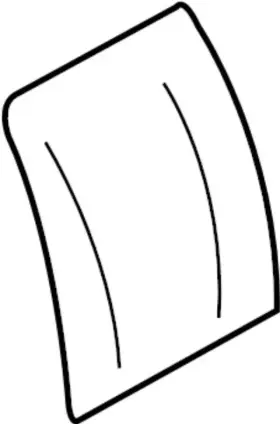 876405nb1a Infiniti Genuine Seat Back Panel
