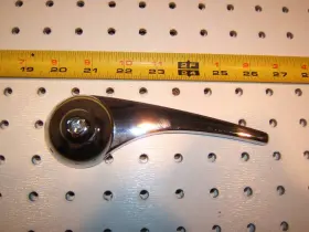 7508 Jaguar Xjs C Right Passenger Us F Seat Chrome Lower Metal Oem 1 Handle And Screw