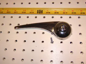 7509 Jaguar Xjs C Left Driver Us Seat Chrome Lower Metal Oem 1 Handle/ Screw Type#2