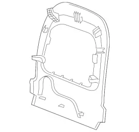 T2h46789pvj Jaguar Genuine Seat Back Panel T2h46789pvj Jaguar Genuine Seat Back Panel