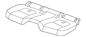T4a5657 Jaguar Genuine Seat Cushion Pad T4a5657 Jaguar Genuine Seat Cushion Pad