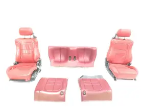 202.ar1x91 Japanese Chrysler 1991 Dodge Stealth Rt Turbo Manual Oem Full Set Of Red Seats