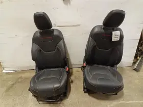 202-11912l Jeep Pair Heated Ventilated Leather Seats From 2018 Cherokee Trail Hawk 10797557