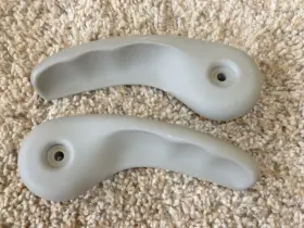 532885-01 Jeep Liberty Seat Recline Handle Lever Taupe Beige Brown Set Of Two Left And Right