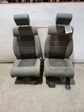 202-00766al Jeep/plymouth Truck 07-10 Jk Wrangler 2 Door Pair Front Seats Bucket Manual Gray Cloth 11583817