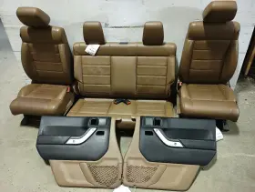 Jeep/plymouth Truck 202-03117bl Damage Heated Brown Seats With Door Panels From 2012 Wrangler 2 10734764