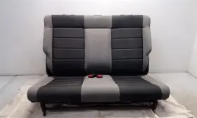 215.ch9207 Jeep/plymouth Truck Jk Wrangler 2door Rear Seat Gray And Black Cloth 2007-2010 150948