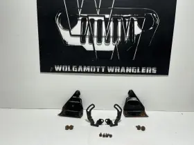 Qlp0446r Jeep Rear Folding Seat Bracket Mount Set Pivot Hardware Wrangler Tj 97-02 Bolts