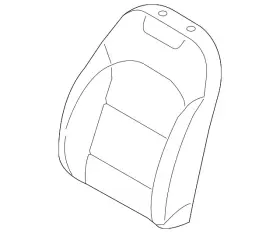 88350-g5020 Kia Genuine Seat Back Pad