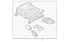 88600-4c510 Kia Genuine Seat Adjuster