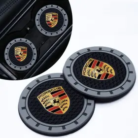 Kkfmm 733241994462 For Porsche Car Cup Holder Coaster Insert Pana