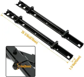 Hla10755 Kuafu For 2015-2023 Ford Transit 2 Person Bench Seat Steel Floor Track Brackets
