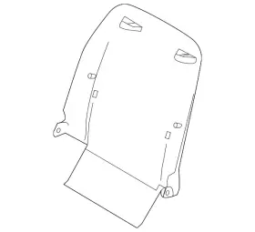 Lr068035 Land-rover Genuine Seat Back Panel