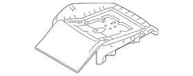 Lr098520 Land-rover Genuine Seat Cushion Pad