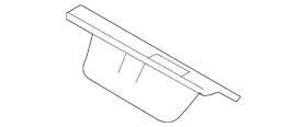 Lr117108 Land-rover Genuine Latch Cover