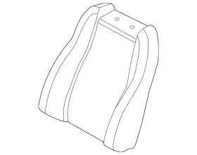 Lr119634 Land-rover Genuine Seat Back Cover