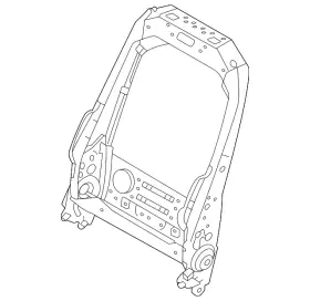 Lr140455 Land-rover Genuine Seat Back Frame