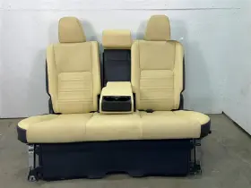 215.le1h19 Lexus 2019 Nx300 Complete Rear Seat Black And Beige Leather Used Oem