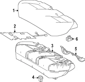 71611-46030 Lexus Genuine Seat Cushion Foam
