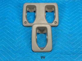 71695-60030 Lexus Toyota Land Cruiser Lx470 2nd Row Seat Protectors Gray Lf10 2pc Set 98-02 Oem