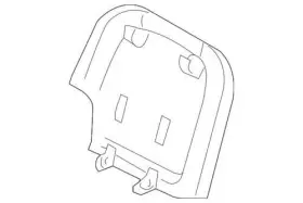 71706-48010-b6 Lexus Genuine Seat Back Panel