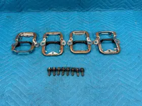 72601-60010 Lexus Lx570 3rd Row Folding Seat Lock Striker With Bolts 4pc Set 2008-2021 Oem