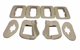 7938360030 Lexus 98-07 Lx470 Third 3rd Row Seat Track Bracket Cover Cap Set Beige Oem