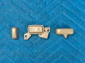 84920-24020 Lexus Oem Lx470 Front Drivers Seat Lumbar Switch And Knobs 3pc Set Tan Lf40 98-02