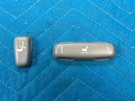 84921-50100 Lexus Ls430 Front Drivers Side Seat Switch Knobs Ash La10 2pc Set 2001-2006 Oem