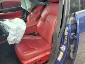 202.ma1w17 Maserati 2017 Levante Oem Set Red Leather Seats With Door Panels