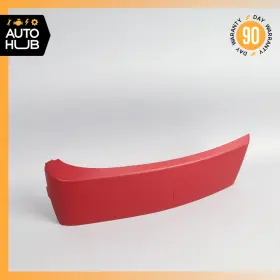 673001928 Maserati 14-20 Levante S Ghibli Right Side Seat Cover Panel Trim Red Oem 26k