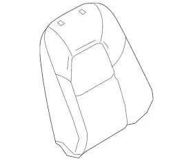 Mazda Kb7w-88-131-02 Genuine Seat Back Cover