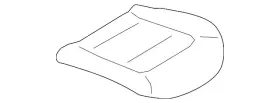 Kb8d-88-11xd Mazda Genuine Seat Cushion Pad