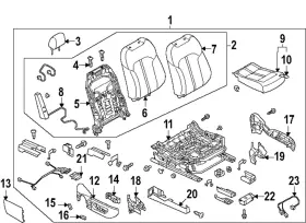 Kevf-88-aa0 Mazda Genuine Seat Adjuster