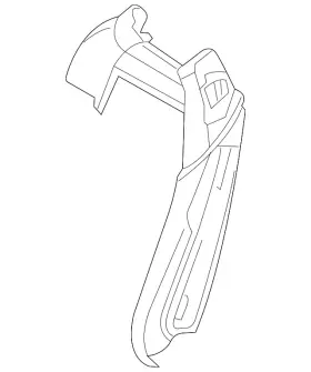 N243-88-182 Mazda Genuine Seat Back Pad N243-88-182 Mazda Genuine Seat Back Pad