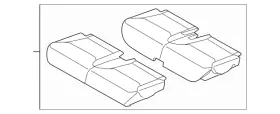Tk48-57-300a-2a Mazda Genuine Seat Cushion