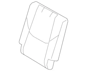 Tk48-88-331a-2a Mazda Genuine Seat Back Cover Tk48-88-331a-2a Mazda Genuine Seat Back Cover