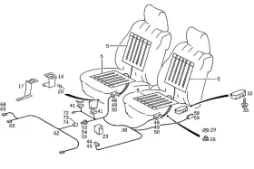 000-820-21-98 Mercedes-benz Genuine Heater Pad
