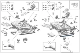 000-910-25-09 Mercedes-benz Genuine Parts Kit Hght Adj