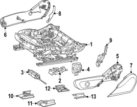 000-910-38-11 Mercedes-benz Genuine Adjuster