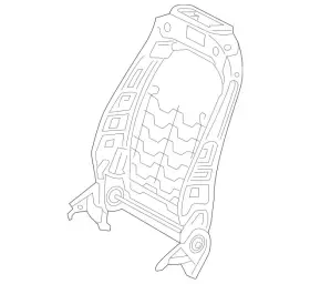 000-910-47-05 Mercedes-benz Genuine Backrest Frame