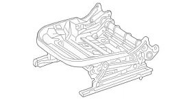 000-910-61-09 Mercedes-benz Genuine Seat Frame