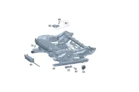 000-910-86-11 Mercedes-benz Genuine Seat Height Adjustment