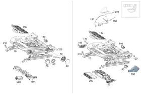 000-910-90-16 Mercedes-benz Genuine Seat Height Adjustment