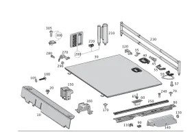099-684-00-27 Mercedes-benz Genuine Mounting Plate