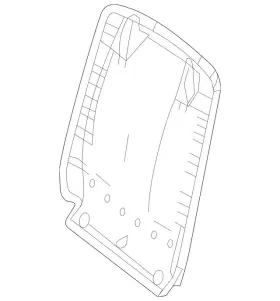 166-910-00-03-9h23 Mercedes-benz Genuine Trim