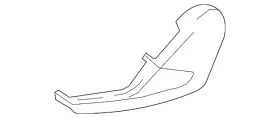 166-910-20-04-8n84 Mercedes-benz Genuine Cover