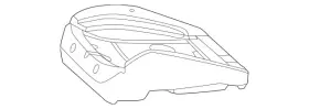 Mercedes-benz 166-910-22-03 Genuine Mercedes-benz Padding Front Seat Cushion